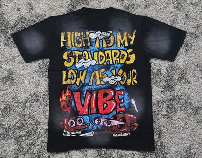 High Standards Tee – Vintage Black Wash Edition
