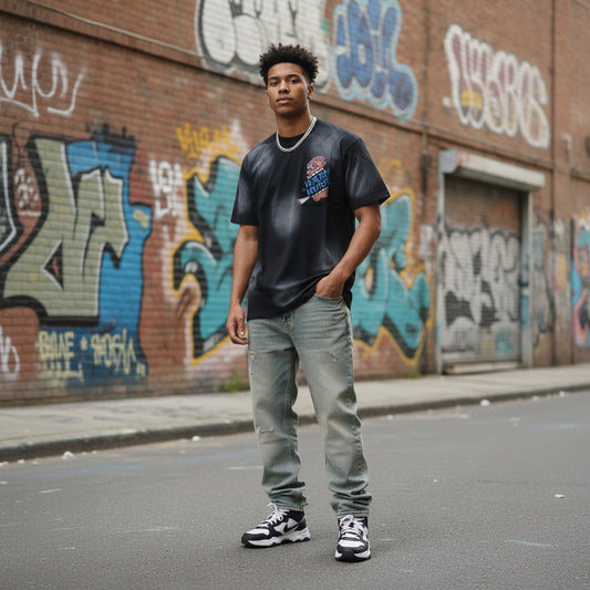 High Standards Tee – Vintage Black Wash Edition