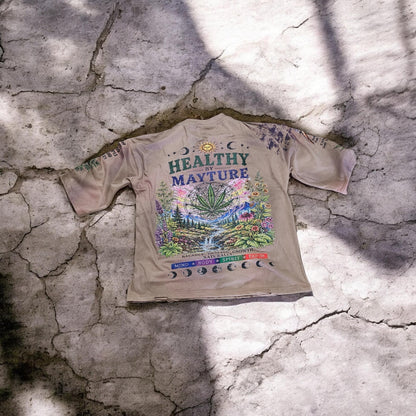 Heal Thy Self Vintage Oversized Graphic Tee