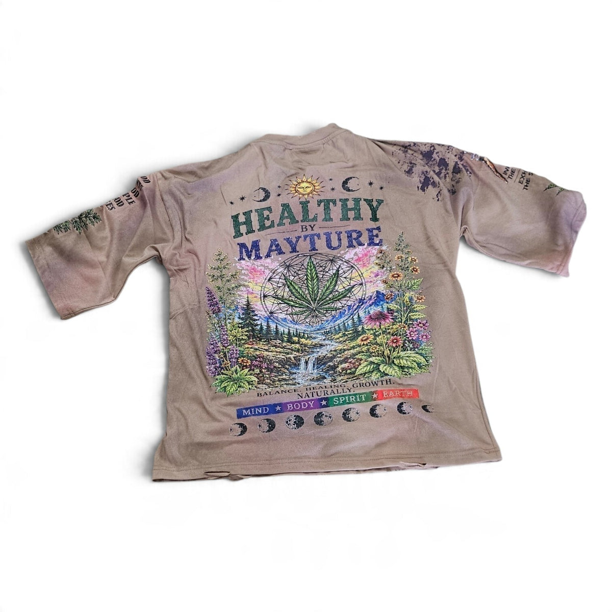 Heal Thy Self Vintage Oversized Graphic Tee